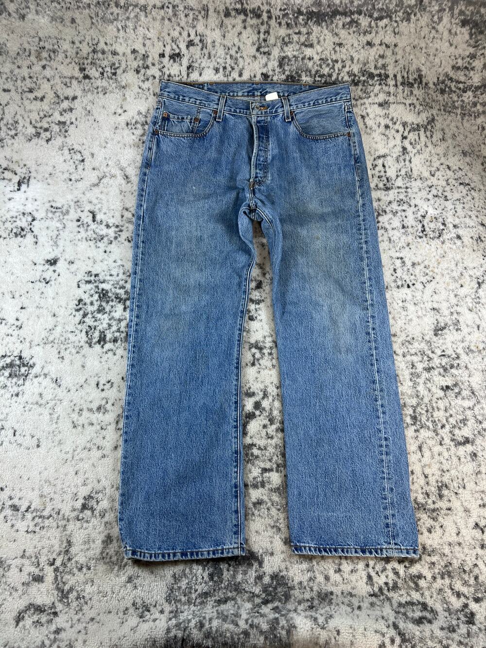 Vintage Levi's 501 Jeans Mens 38x30 Blue Original Fit Medium Wash Denim Classic